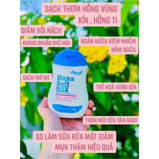 DUNG DỊCH VỆ SINH HANA SOFT SILK CHO VÙNG KÍN KHỎE MẠNH