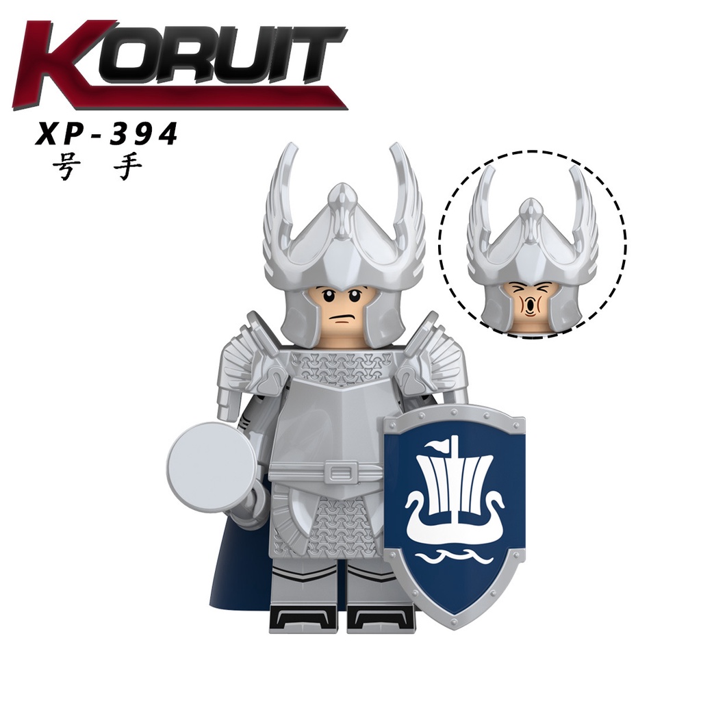 Minifigures Nhân Vật Lính Thiên Nga Dol Amroth Trong Lord Of The Rings KT1051 - Lắp Ráp Đồ Chơi Mini