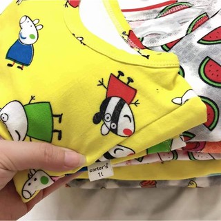 [XẢ] Bộ cotton co giãn 4 chiều cho bé trai/ gái