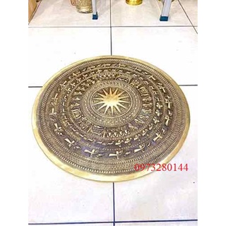 Mặt trống đồng thúc nổi 60cm ❤ chất liệu bằng đồng nguyên chất