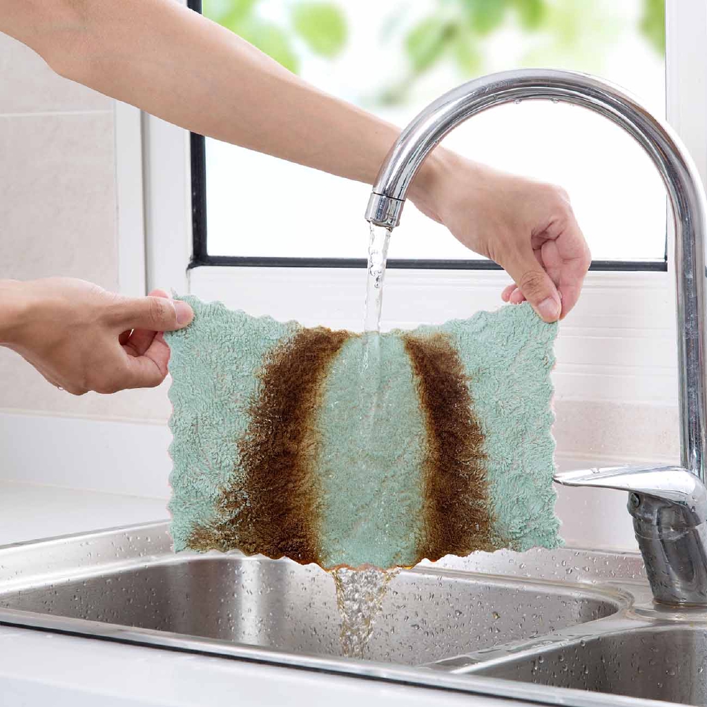 Bộ 5/10 Khăn Lau JUJIAJIA Loại Dày Thấm Hút Nước Tốt