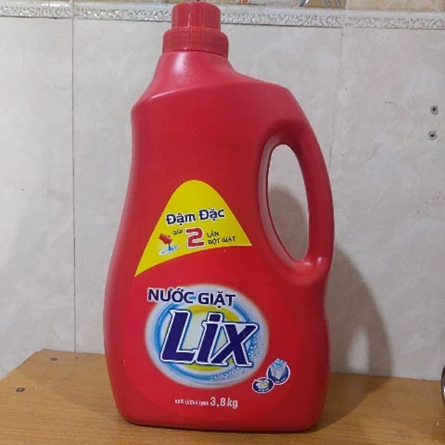 Nước giặt Lix 3,8kg đậm đặc