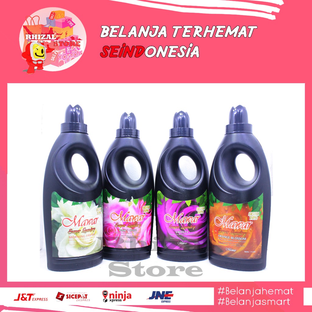 Rose Super Laundry Bottle 1litter