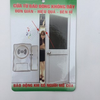 Cửa Từ Báo Động Không Dây