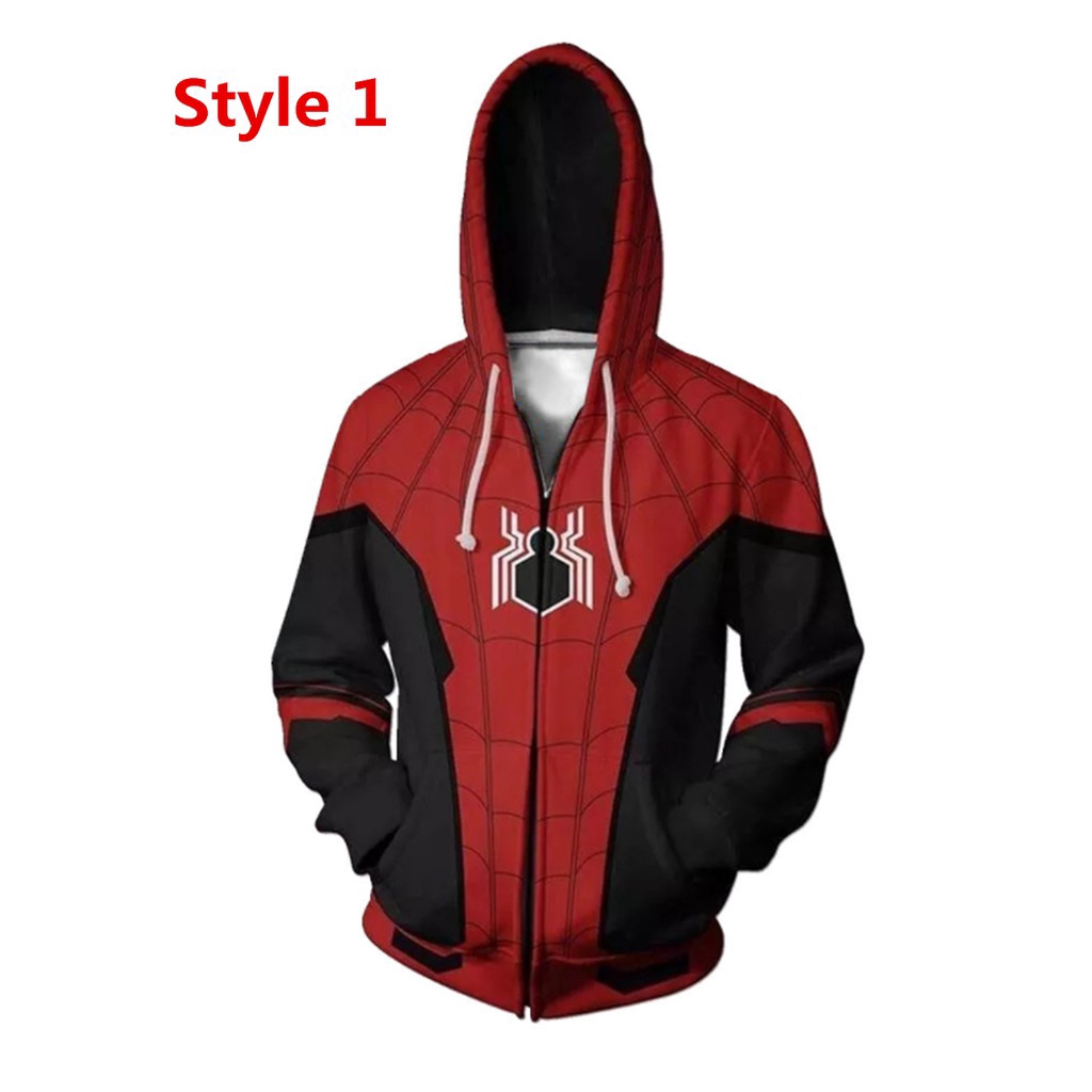 Áo KhoáC Hoodie Có KhóA KéO HìNh NgườI NhệN