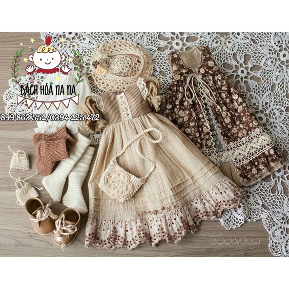 DIY Bộ Kit tự thêu búp bê CÔNG CHÚA CỔ TÍCH- thú nhồi bông tự làm, búp bê handmade - Handmade Nana Shop