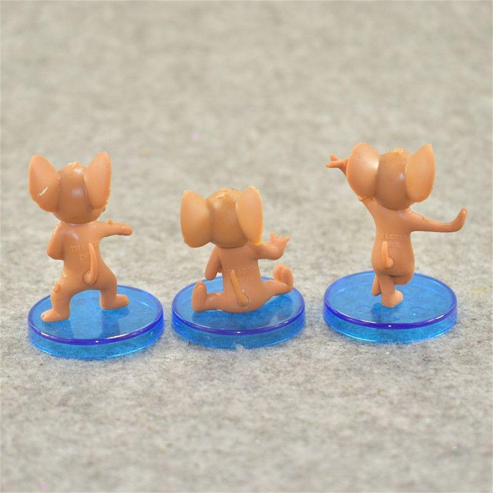 Mô Hình Nhân Vật Tom &amp; Jerry Bằng PVC Dễ Thương Dùng Trang Trí Bánh Kem