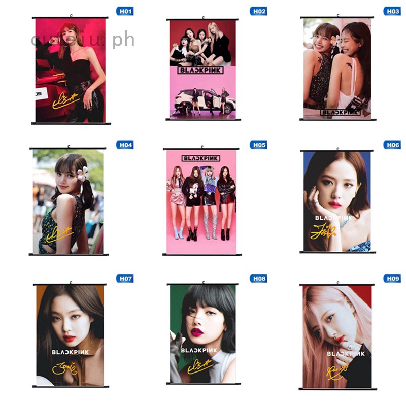 Tấm hình poster nhóm nhạc blackpink dùng treo trang trí