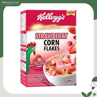 Ngũ cốc dinh dưỡng Kellogg's Strawberry Corn Flakes 180g
