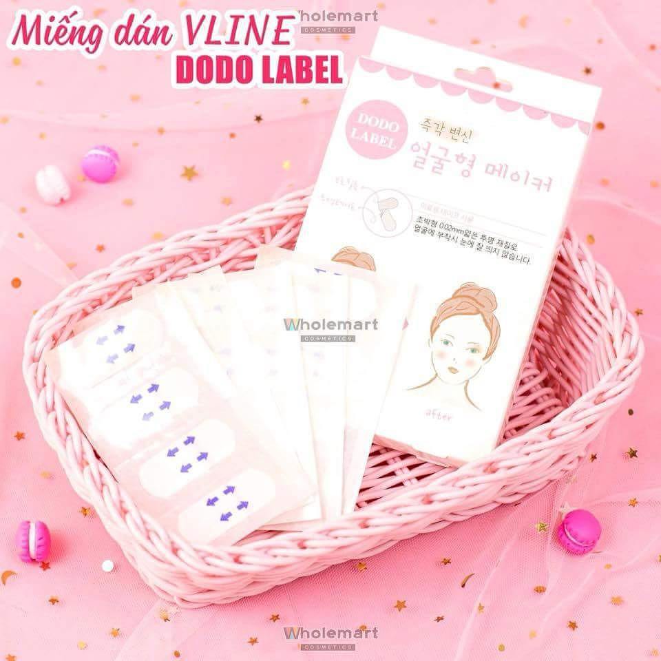 Miếng dán thon gọn mặt Dodo Label Hàn Quốc (40 miếng)