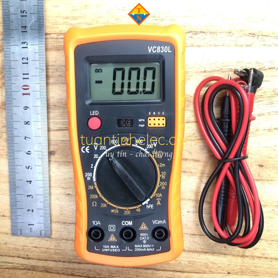 Đồng Hồ Đo Vạn Năng Kỹ Thuật Số chính xác, nhỏ gọn bỏ túi VC830L # công dụng cụ