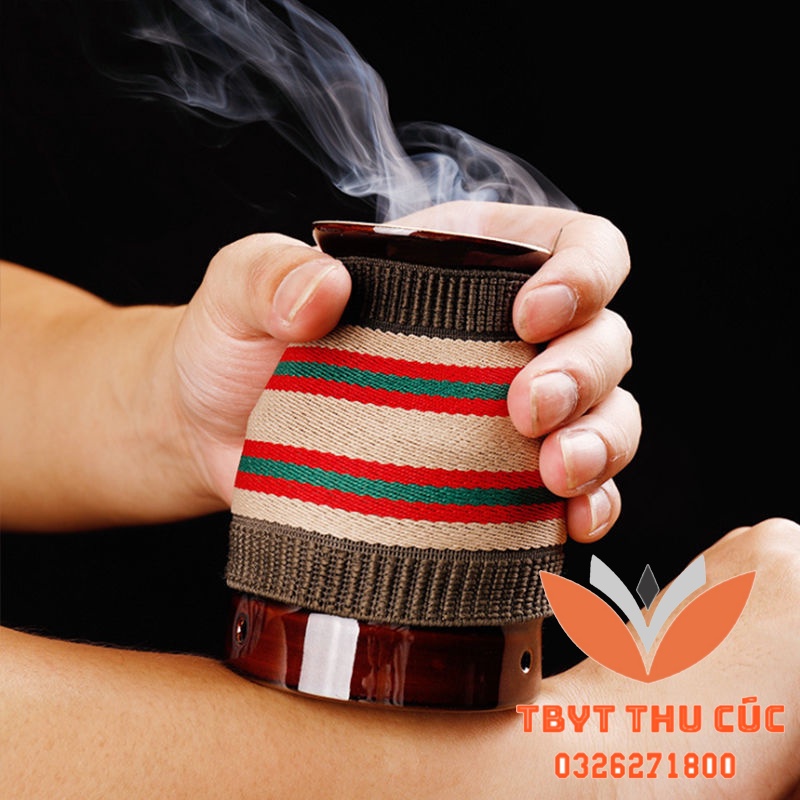 Cốc xông ngải cứu-Cốc phù dương-TẶNG BAO THỔ CẨM CHỐNG NÓNG