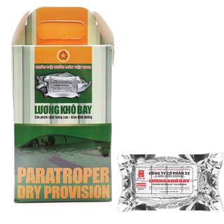 Hộp Lương khô bay quân đội, 10 gói x 100g