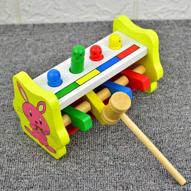 Đồ chơi gỗ - Đập chuột hình thỏ