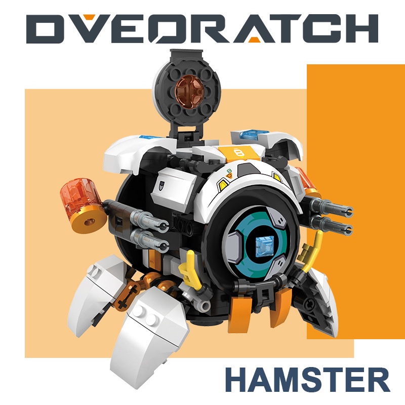 Đồ Chơi Lắp Ráp Kiểu Lego Overwatch Robot Hamster Wrecking Ball 12 Tạo Hình Trong 1 model 50029 Với 233 Chi Tiết