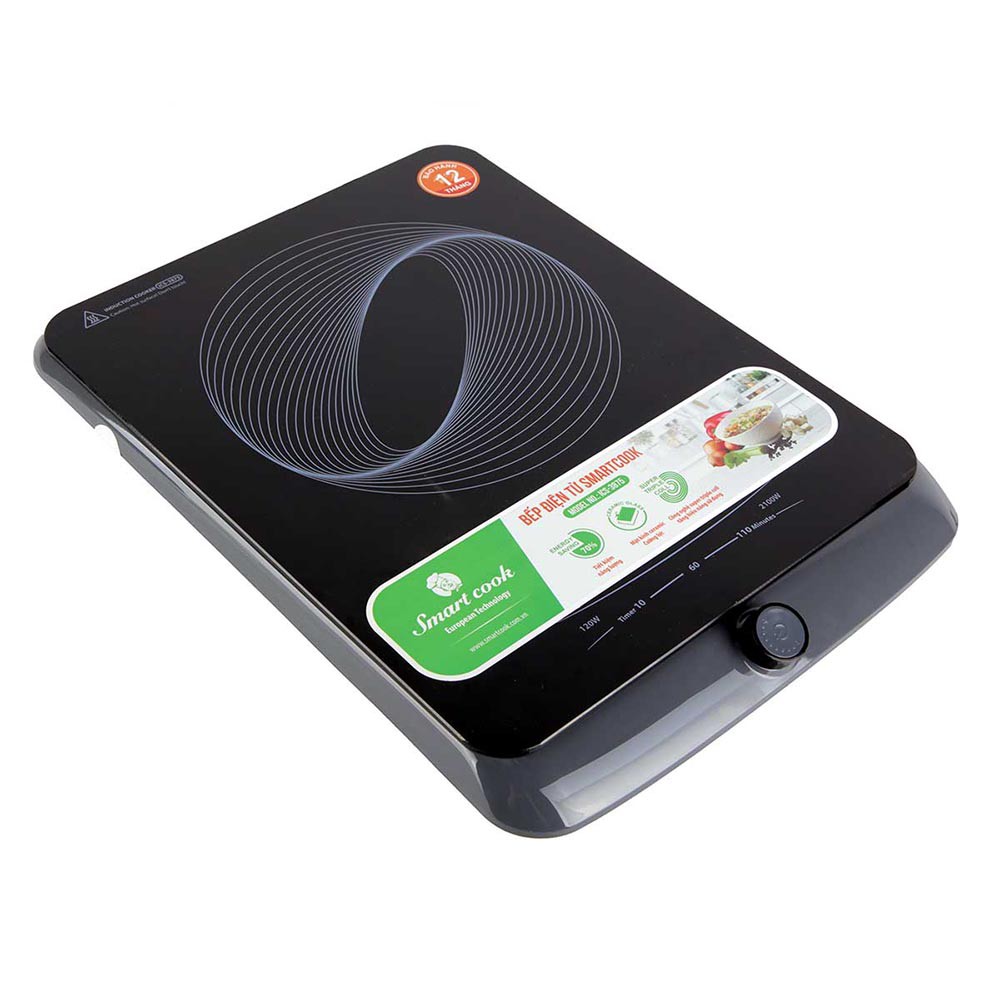 Bếp điện từ cảm ứng Elmich Smartcook ICS-3875 công suất 2100W tặng kèm Nồi lẩu Inox 26cm