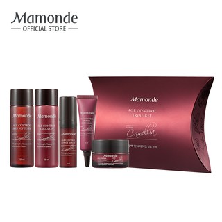[HB GIFT] Bộ dưỡng ngăn ngừa lão hoá và nếp nhăn Mamonde Age Control Trial Kit (5 món)
