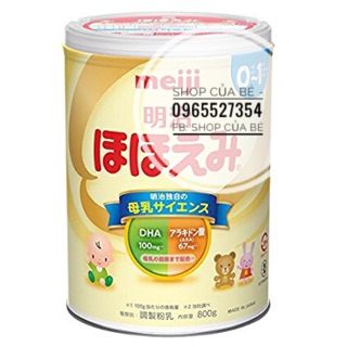Sữa meiji 0 & 9 nội địa nhật