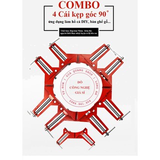 Combo 4 Cái Kẹp Góc Vuông