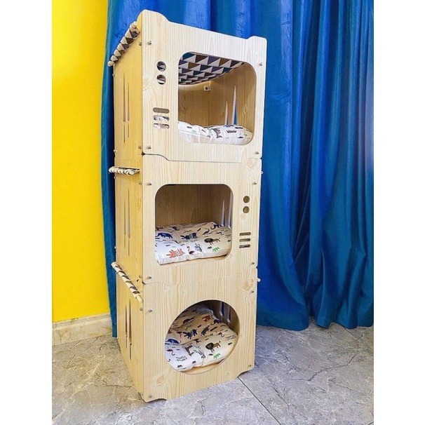 Cattre ô cho mèo, nhà mèo xinh