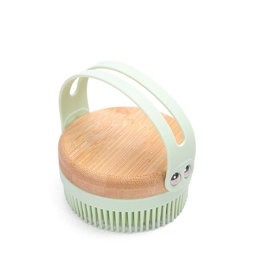 LAKAMIER Cọ Gội Đầu Bằng Tre Mát Xa Da Đầu Tiện Dụng