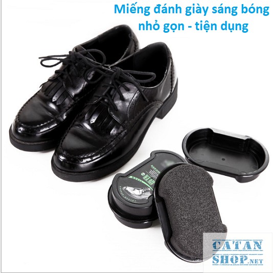 Xi mút đánh giày, mút lau sạch bóng giày dép, túi xách đa năng, chuyên đánh bóng đồ da tiện lợi an toàn và dễ sử dụng