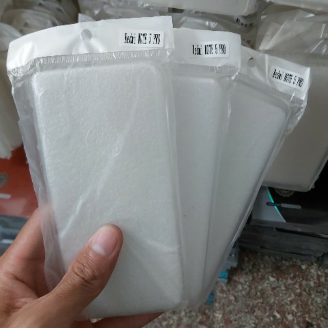 Bộ 3 chiếc ốp lưng silicon xiaomi redmi note 5 pro trong suốt (tặng kính cường lực cao cấp).