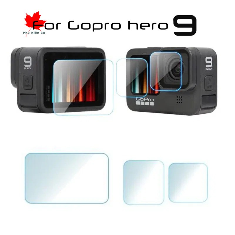 [ GOPRO 9 ] Dán lens GOPRO HERO 9 trước sau