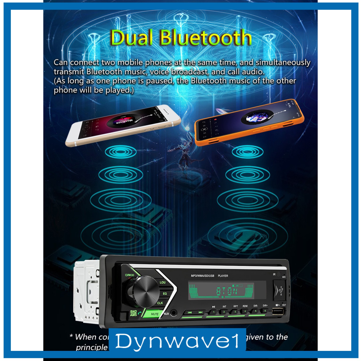 Đầu Dvd Player Mp3 Player Bluetooth Cho Xe Hơi 12v Rgb Tda7389