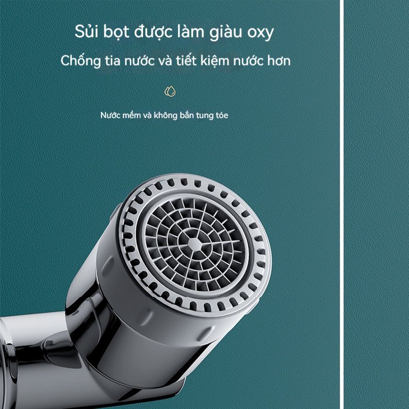 Đầu Chuyển Đổi Vòi Nước Cơ Học Xoay 1080 Độ Chống Văng Đa Năng Cho Nhà Tắm