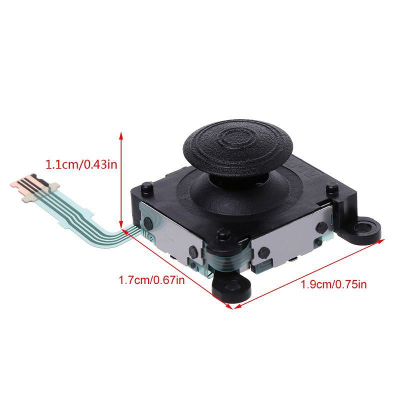 YOGA Replacement Left Right 3D Analog Control Joystick For Sony PS Vita PSV 2000