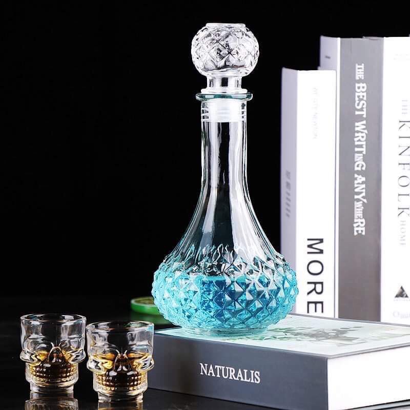 Bình thuỷ tinh mới 750ml Dùng làm quà tặng và trang trí trong ngôi nhà