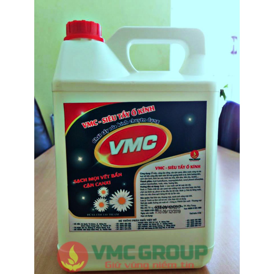 1 Lít SIÊU TẨY Ố KÍNH VMC - LAU KÍNH ĐẬM ĐẶC - SẠCH MỌI VẾT BẨN