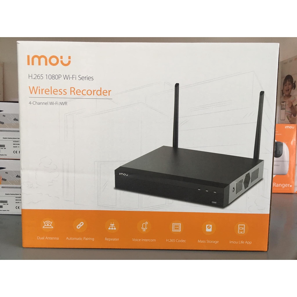 Đầu Ghi Hình Camera IP WIFI IMOU 4-8 Kênh NVR1104HS-W-S2 / NVR1108HS-W-S2 - Bảo Hành 2 Năm - VTS