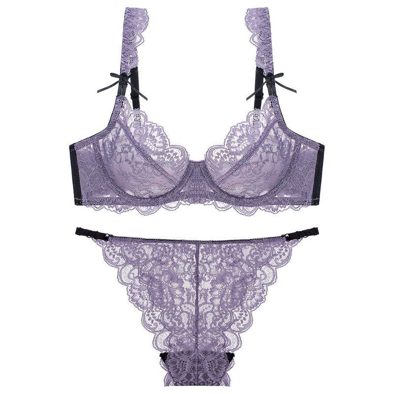 Bộ đồ lót ren mỏng cho ngực to,có gọng,có khe nhét mút,có ảnh thật cuối album | BigBuy360 - bigbuy360.vn