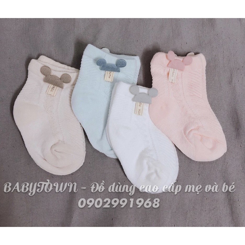 Tất/Vớ lưới Mickey thun cotton cao cấp cho bé ( Gía 1 đôi)