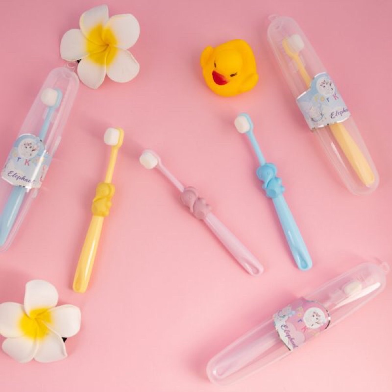 BÀN CHẢI TRẺ EM ION – FOR KID ELEPHANT ( Dùng cho Trẻ Tập Đánh Răng 1-3 tuổi )