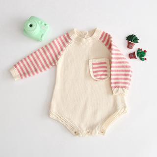 Áo Len Liền Quần Dài Tay Cho Bé