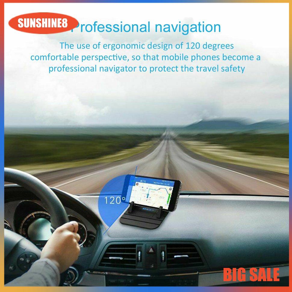 Giá đỡ điện thoại trên ô tô cao su chống trượt iPhone / Samsung / Xiaomi / Huawei / GPS