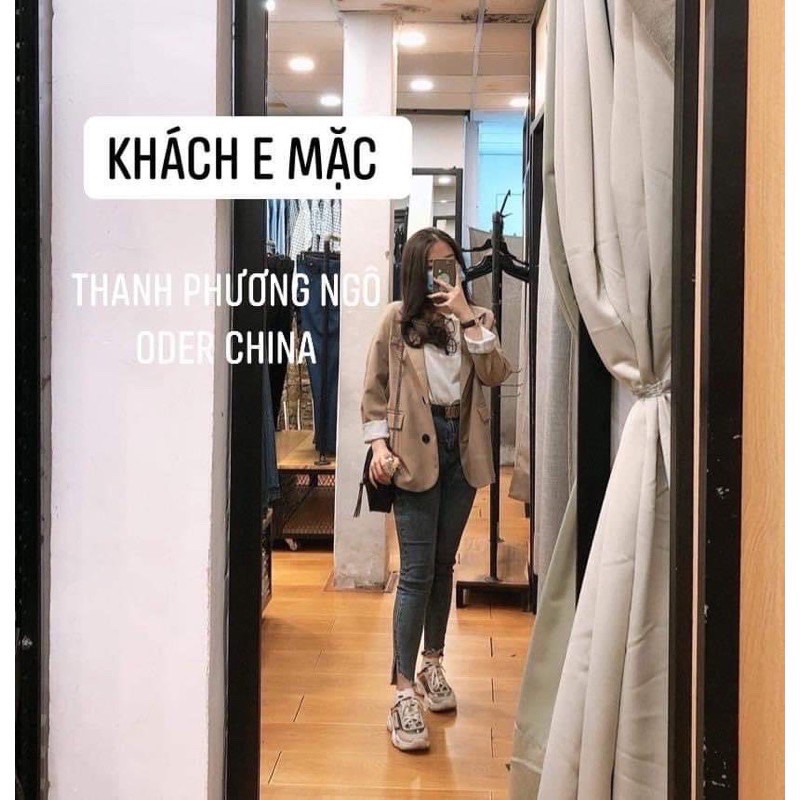 Áo blazer nữ hàng 2 Lớp quảng châu loại 1 có độn vai (hàng có sẵn ib shop để đk tư vấn) | BigBuy360 - bigbuy360.vn
