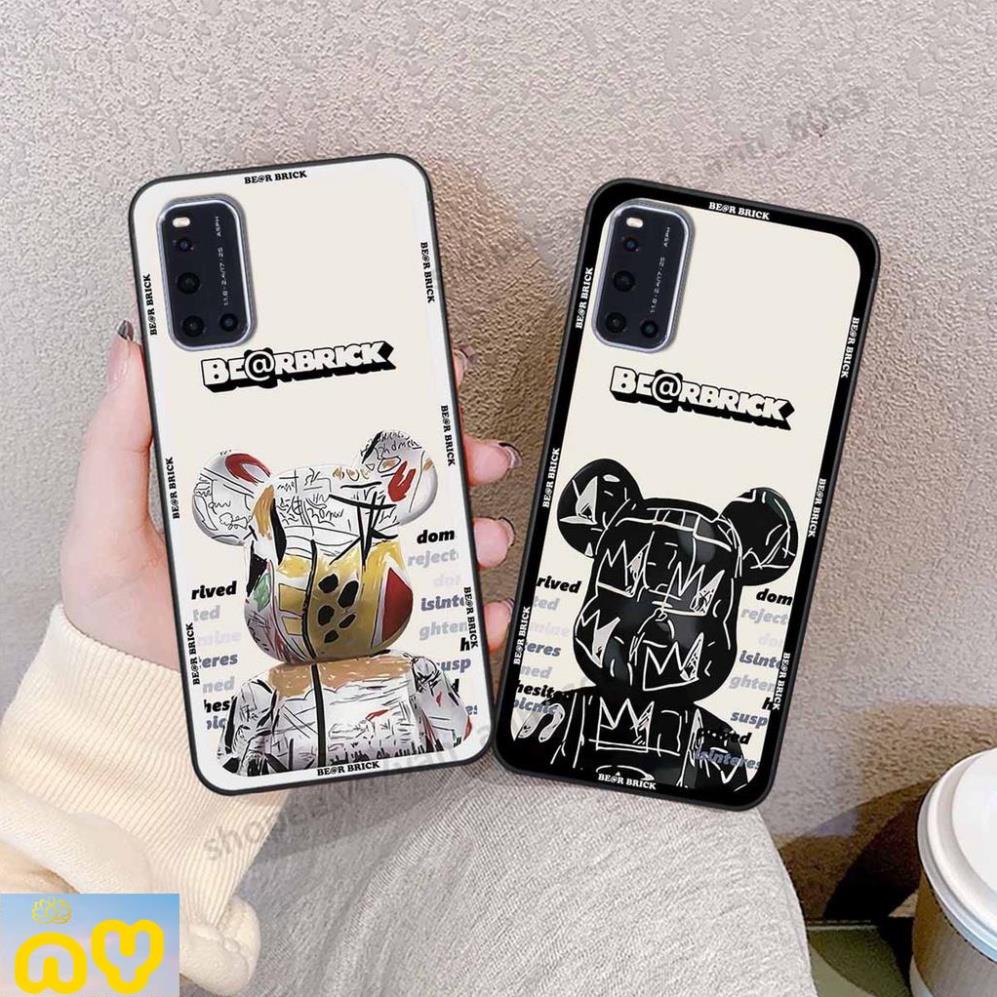 Ốp lưng Vivo V19 be@r brick mars thời trang, Ốp lưng lưng điện thoại viền dẻo siêu chất Như Ý