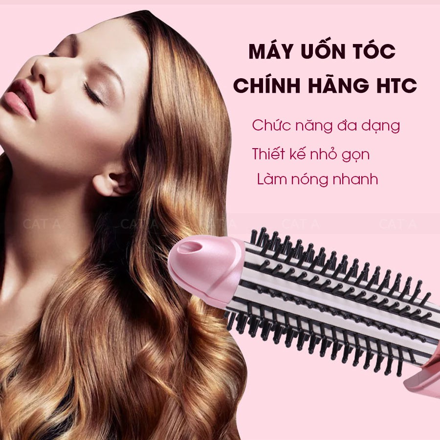 MÁY ÉP TÓC, UỐN TÓC 2IN1 CHÍNH HÃNG HTC - JK7036 - Là thẳng tóc, Uốn tóc không gãy tóc - Dụng cụ tạo Kiểu, làm đẹp !