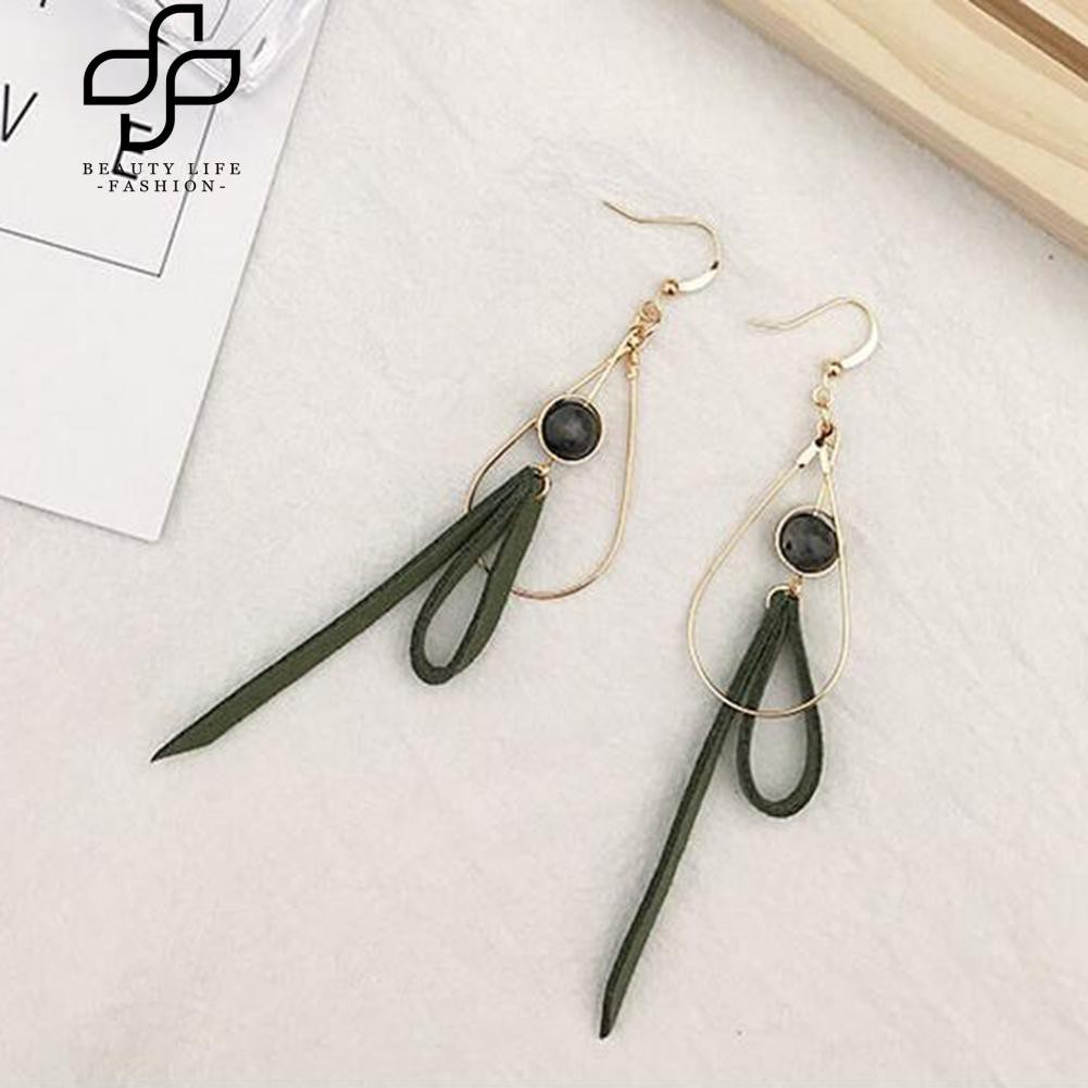 Bông tai giọt nước thắt nơ