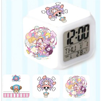 Đồng hồ báo thức doraemon đổi màu DH7M2 hoạt hình kitty totoro shin sumikko kero CCS chuột vàng one piece