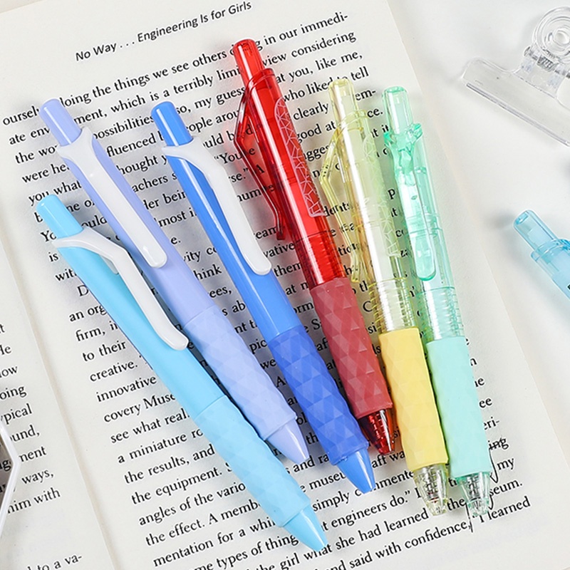 Set 5 Bút Bi Mực Đen Ngòi 0.5mm