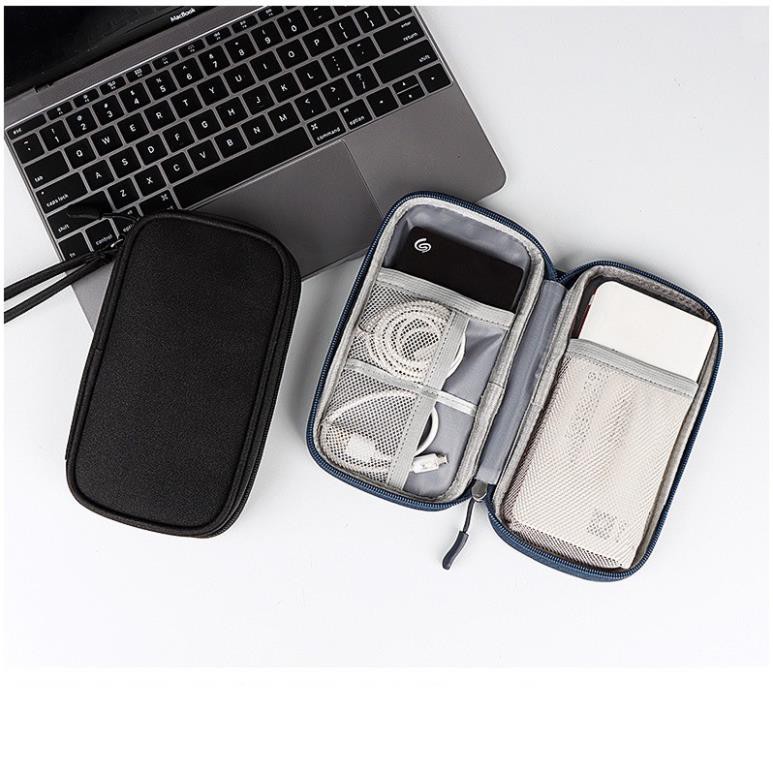 Túi đựng phụ kiện công nghệ SOLANO túi đựng điện thoại, pin dự phòng, cáp sạc, ổ cứng di động đa năng TA-001334
