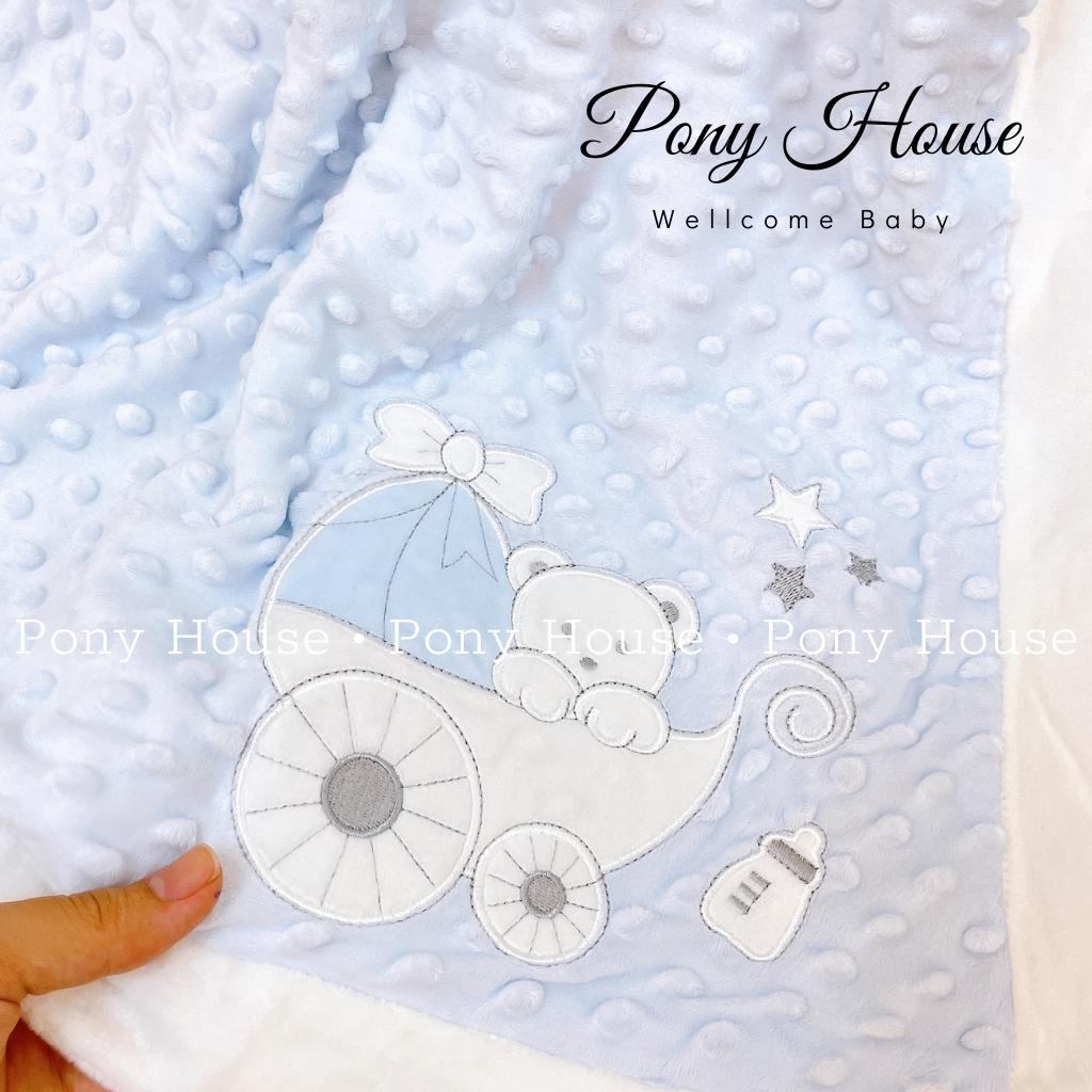 Chăn Lông Bebe Comfort Siêu Mềm Ấm Chất Lông Nhung Cao Cấp Kích Thước 75*100cm