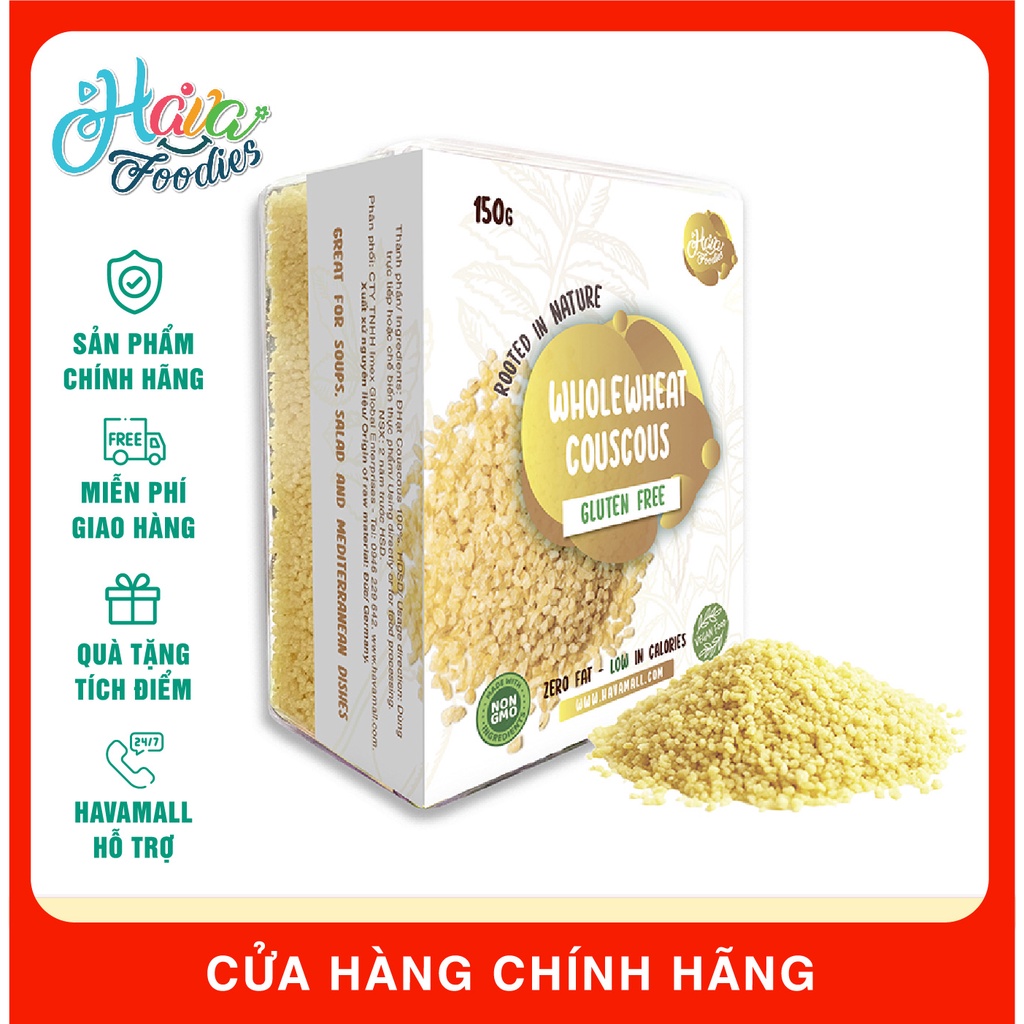 Hạt Couscous Havafood - Whole Couscous
