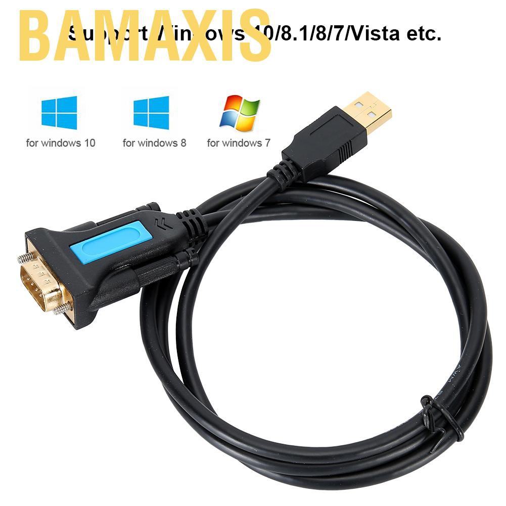 Dây Cáp Chuyển Đổi Bamaxis 1m Usb Sang Rs232 Male Cho Máy Tính