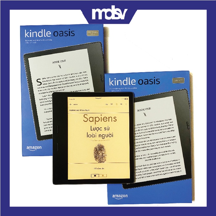 Máy đọc sách Kindle Oasis 1, 2, 3  nhập khẩu chính hãng Amazon Mỹ, Nhật